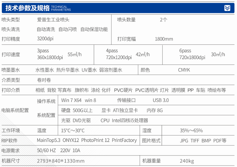 昆明天彩4180-EPS3200工业写真机