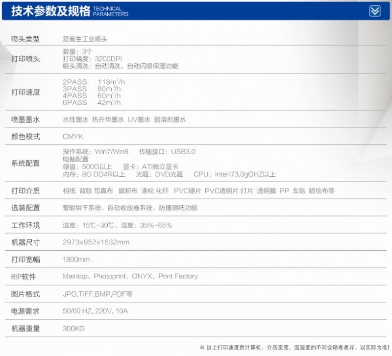 昆明幻影H1三头EPS3200工业写真机